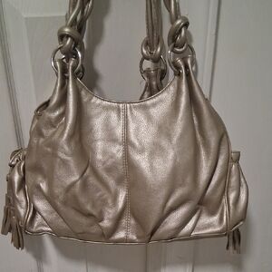 Rosetti Metallic Gold Shoulder Bag